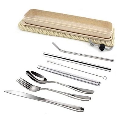 The WellNow Shop Timgou 7 piece stainless steel travel cutlery set